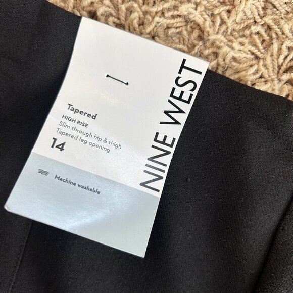 NINE WEST Women's Nine West High Rise Tapered Pants in Size 14 NWT New with Tags - Picture 5 of 7